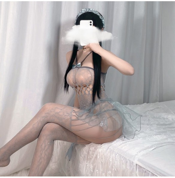 FEE ET MOI - Enchanting Fairy Bodystocking (Grey) FEE ET MOI - Enchanting Fairy Bodystocking (Grey)